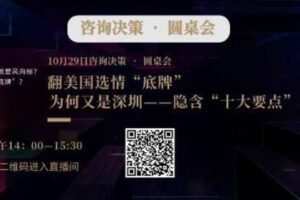 【捐赠19.9[红包]·《Z1157-福卡智库-美国选情底牌与深圳背后深意》】