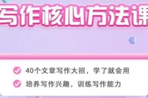 39.00[红包]【Q0043-【东山老师】校优DS写作核心方法课】