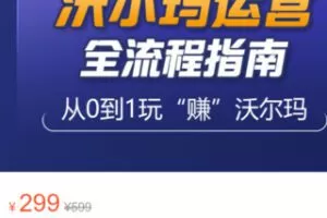 【15[红包]·S3357沃尔玛店铺前期运营从零到一最全指南】