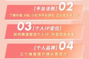 【35[红包]·S3190自媒体+摄影课+B站课】