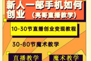 [众筹9.99[红包]《抖音易知课堂-新人一部手机如何创业》]