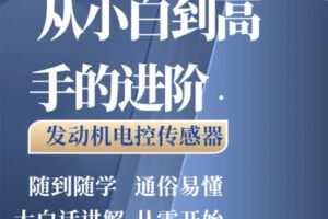 捐赠价9.99[红包]《抖音易知课堂-发动机电控传感器核心课程》]