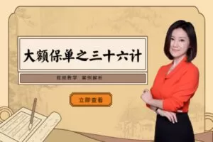 【众筹29.99[红包]·《越学院-大额保单规划36计（完整版）》】