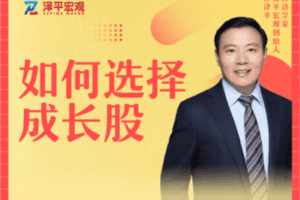 【29.9[红包]·《A2458-10泽平宏观·如何选择成长股——寻找爆发式增长的大牛股》】