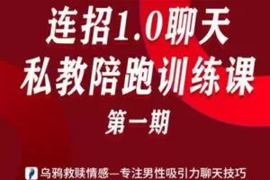 【捐赠价49.9[红包]·《乌鸦救赎-连招1.0聊天私教陪跑训练课第一期》】