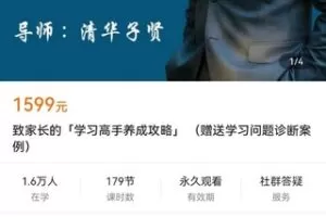 【捐赠价29.9[红包]·《致家长的「学习高手养成攻略」 （赠送学习问题诊断案例）》】