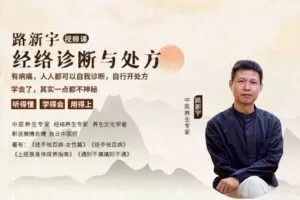 【捐赠价19.99[红包]·《答摩-路新宇 | 经络诊断与处方课》】