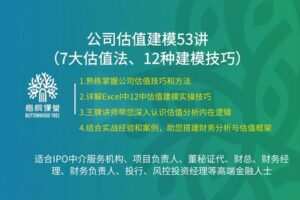 38.88[红包]【A2559-30【梧桐课堂】公司估值建模53讲】