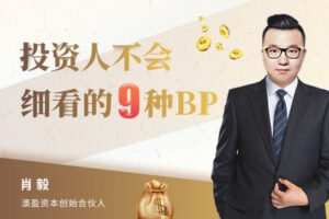 【捐赠价4.9[红包]·《投资人不会细看的9种BP》】