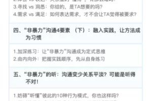 【19.9[红包]·【幸知学堂】非暴力沟通实操手册：4周打破关系僵局，提升亲密度】