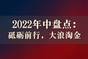 【捐赠价4.9[红包]·《徐远观察-2022年中盘点：砥砺前行，大浪淘金》】 【原版无水印】