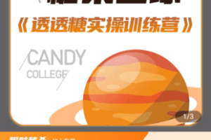 【捐赠180[红包]·《学浪-透透糖个人IP实操训练营》】 【原版无水印】