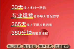 【捐赠300[红包]·《学浪-网红叫兽：打造超级个人IP陪跑训练营》】 【原版无水印】