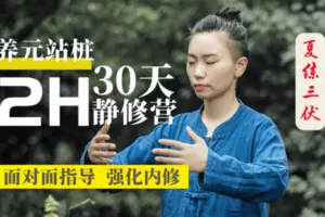 【捐赠39.9[红包]·《形气神静修堂-2H30站桩深度静修营（7/30-8/30每天6:00-8:00）》】 【原版无水印】