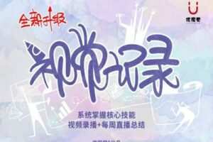 【捐赠39.9[红包]·《优视觉-《视觉记录》视觉呈现核心必修栏目》】