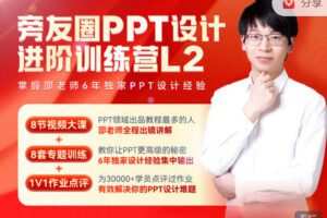 【捐赠29.99红包]·《旁门左道-旁友圈PPT设计进阶训练营L2】