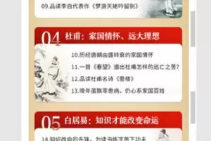 【捐赠9.99红包]·《博闻轻奢小课-北师大教授康震给孩子的唐诗课，激兴趣 提分数 悟道理】