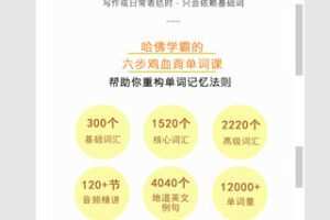 【捐赠9.99红包]·《去闯课堂-哈佛学霸的六步鸡血背单词课 | Leo’s Vocabulary Classroom】
