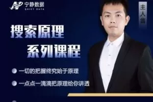 【捐赠19.9[红包]·《宁静数据化运营-搜索原理系列课程》】