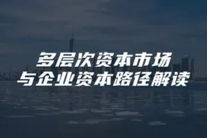 【捐赠19.9[红包]·《Z4672-董秘俱乐部-多层次资本市场与企业资本路径解读299》】 【原版无水印】