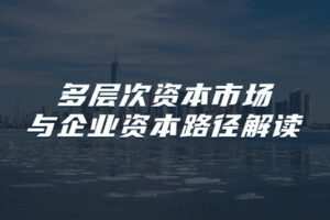 【捐赠19.9[红包]·《Z4672-董秘俱乐部-多层次资本市场与企业资本路径解读299》】 【原版无水印】