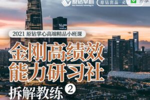 【捐赠19.99红包]·《原钻掌心-【金刚高绩效】能力研习社】