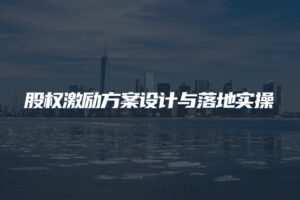 【捐赠19.9[红包]·《Z4701-董秘俱乐部-股权激励方案设计与落地实操299》】