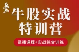 【捐赠39.99红包]·《无为金融-牛股实操特训营】