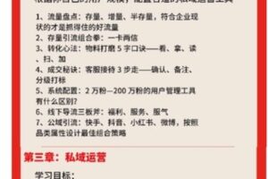 【捐赠29.99红包]·《刀法-私域运营从0到1实战课】
