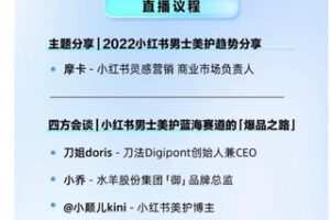 【捐赠19.99红包]·《刀法-公开日第4期｜刀法特邀小红书：百亿男士美护蓝海市场，谁是下一个制胜冠军？】