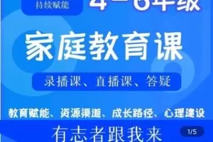 【捐赠199.9[红包]·《Z4730-学浪-涵爸4-6年级家庭教育课12999》】 【原版无水印】