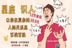 【捐赠2.9[红包]·《以认识自己为始以帮助他人为终-星座识人|今天只介绍十二星座》】