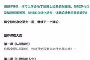 【捐赠19.99红包]·《小纳云学堂-脉轮净化系列：课程讲解与冥想训练】