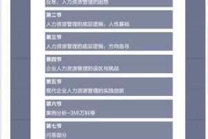 【捐赠9.99红包]·《华章书院-视频课| 人力资源管理的底层逻辑与实践思考】