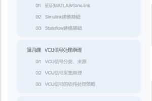 【捐赠99.99红包]·《意昂工课-新能源汽车VCU电控开发训练营】