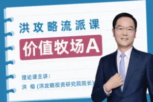 【捐赠29.9[红包]·《Z0050-洪大教育-价值牧场A-洪攻略流派课》】