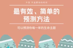 【捐赠6.9[红包]·《Z2051-以认识自己为始以帮助他人为终-最简单有效的预测方法》】