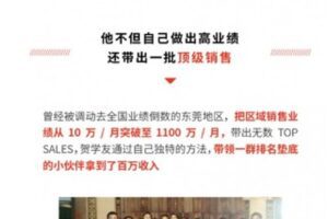 【捐赠9.99红包]·《阿里全球销售冠军的20堂进阶课，帮助普通人年入100万的顶级销售方法论】