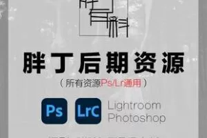 【捐赠12.9[红包]·《Z5021-胖丁有料-[胖丁]LR/PS预设/插件/素材/软件（教程和资料）》】 【原版无水印】