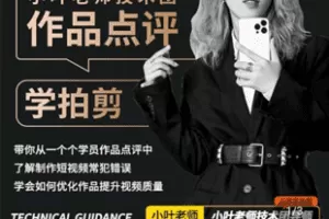 【捐赠19.9[红包]·《Z4966-小叶老师-小叶老师团队学员作品点评学拍剪》】 【原版无水印】