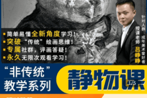 【捐赠19.9[红包]·《Z4976-峥峥素描-吕峥峥素描非传统素描静物课30节美术画室初学课程》】 【原版无水印】
