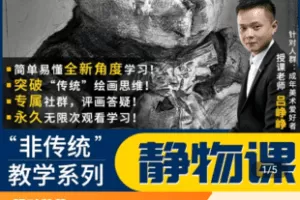 【捐赠19.9[红包]·《Z4976-峥峥素描-吕峥峥素描非传统素描静物课30节美术画室初学课程》】 【原版无水印】