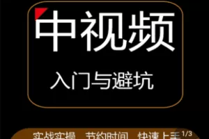 【捐赠4.79[红包]·《Z5112-中视频入门与避坑》】 【原版无水印】