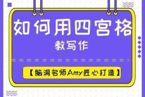 【捐赠9.9[红包]·《Z5584-脑洞英语课堂-【脑洞师训课】四宫格教学法的实践分享【A0001】》】 【原版无水印】