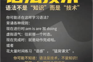 【捐赠39.9[红包]·《Z7348-语法原理：一套英语学习者必备的语法技术_语法大师GM》】