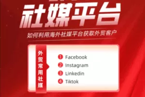 【捐赠19.9[红包]·《Z7366-外贸社媒渠道获客方式》】