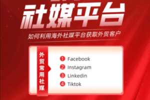 【捐赠19.9[红包]·《Z7366-外贸社媒渠道获客方式》】