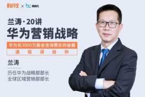 【捐赠19.9[红包]·《Z1076-更新学堂-兰涛华为营销战略20讲》】