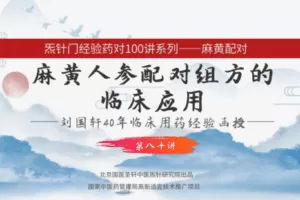 【捐赠9.9[红包]·《Z6337-qz-刘国轩药对100讲-第80讲-麻黄人参的作用机制功能原理，及临床应用》】 【原版无水印】