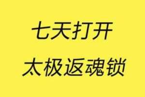 【捐赠9.9[红包]·《Z4916-谢明太极课堂-初级课零基础七天打开太极返魂锁自己开锁不求人永久收看》】
